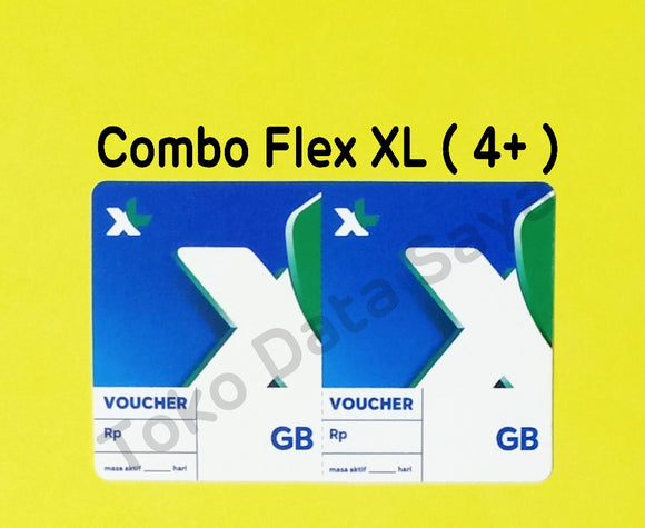 Voucher Kuota Data XL Combo Flex XL (4+)