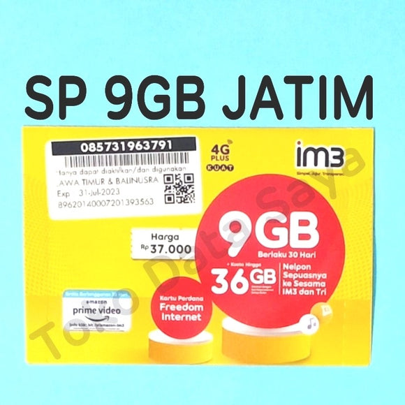 Perdana Kuota Data Indosat 9GB, Jatim
