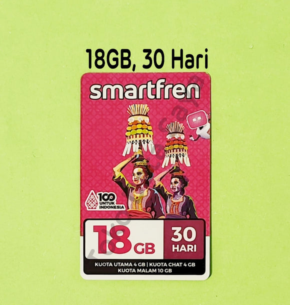 Voucher Kuota Data Smartfren 18GB