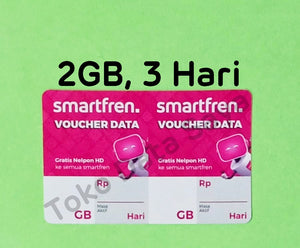 Voucher Kuota Data Smartfren 2GB, 3 Hari