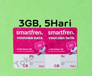 Voucher Kuota Data Smartfren 3GB, 5 Hari