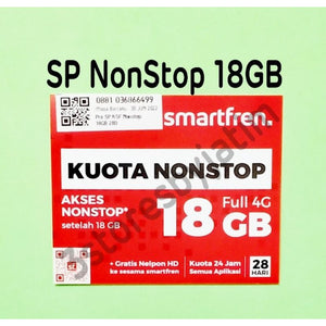 Perdana Kuota Data Smartfren 18GB NonStop